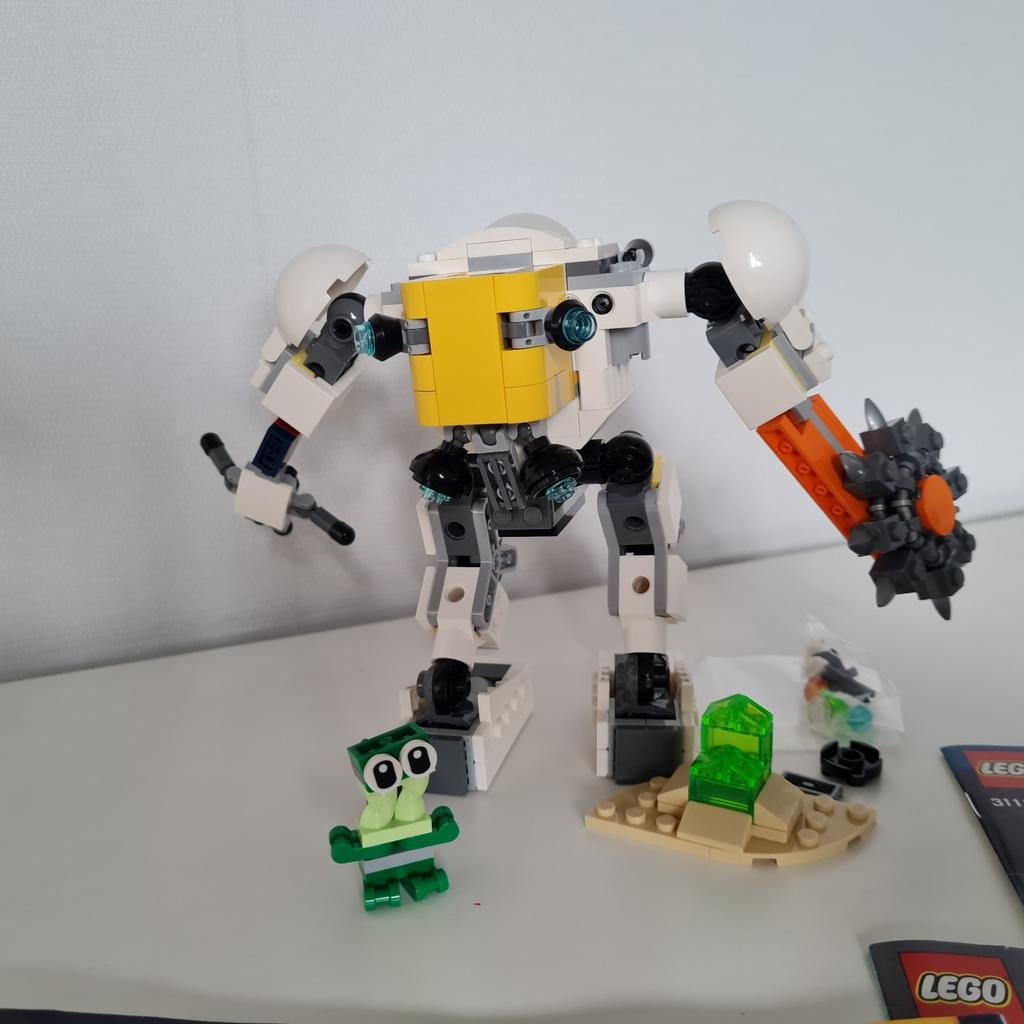 Lego creator 31115 space mining mech., Ophalen of Verzenden, Zo goed als nieuw, Complete set, Lego
