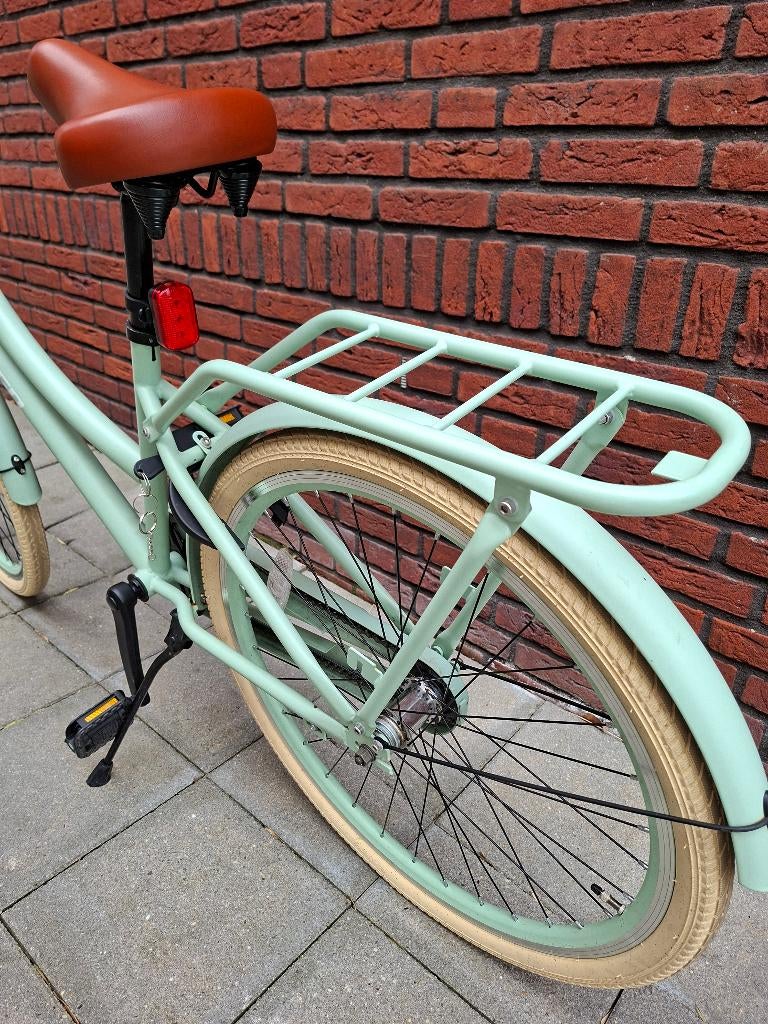Meisjes fiets mintgroen 26 inch, Terugtraprem, Gebruikt, Cortego, Ophalen