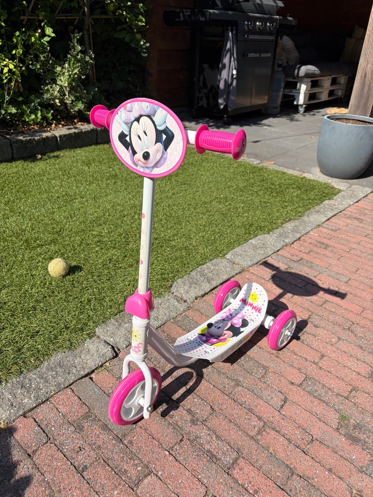 Minnie Mouse driewieler step voor kinderen, Ophalen, Gebruikt, Gewone step