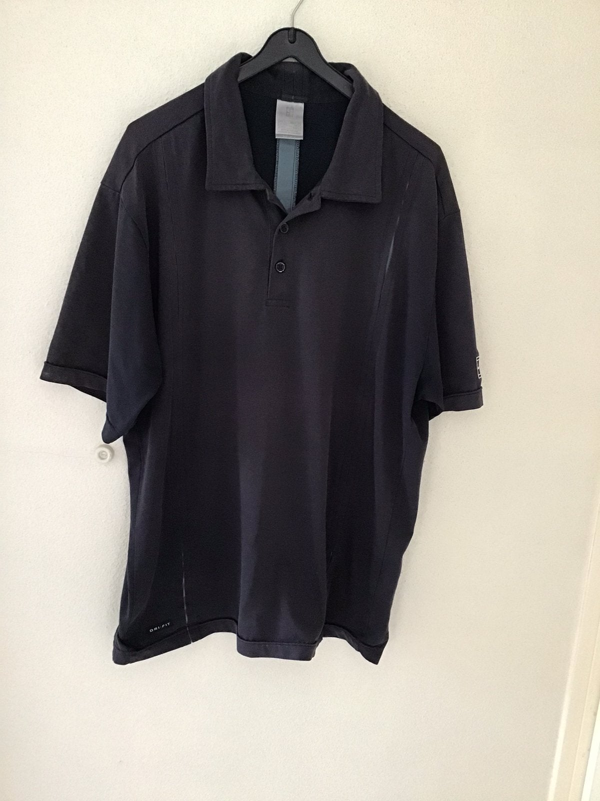 Nike Dri-FIT Polo Shirt Maat M - Donkerblauw, Ophalen, Zo goed als nieuw, Maat 48/50 (M), Blauw