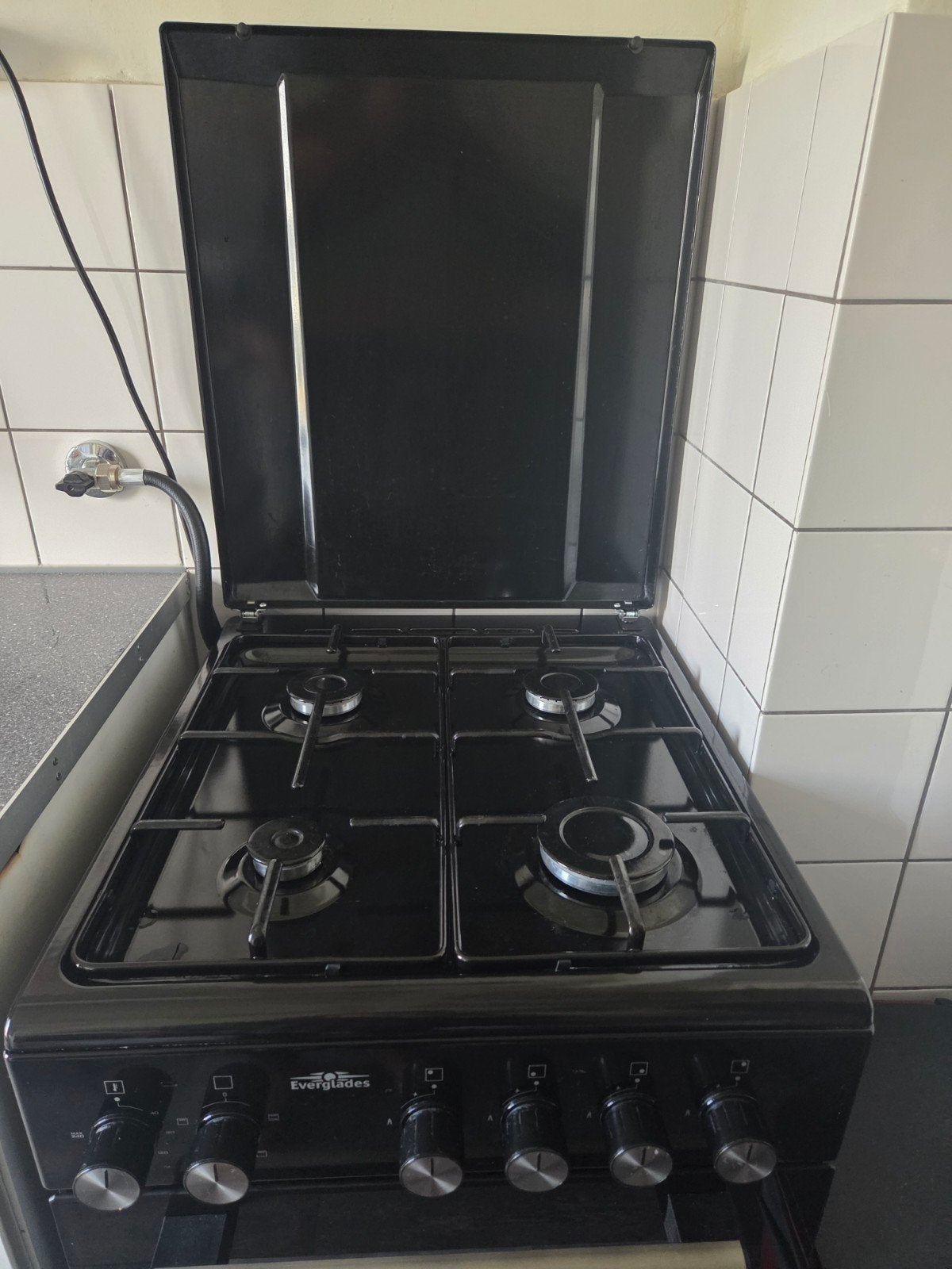 gasfornuis 50 cm, Witgoed en Apparatuur, Ophalen, 4 kookzones, Gas, 85 tot 90 cm