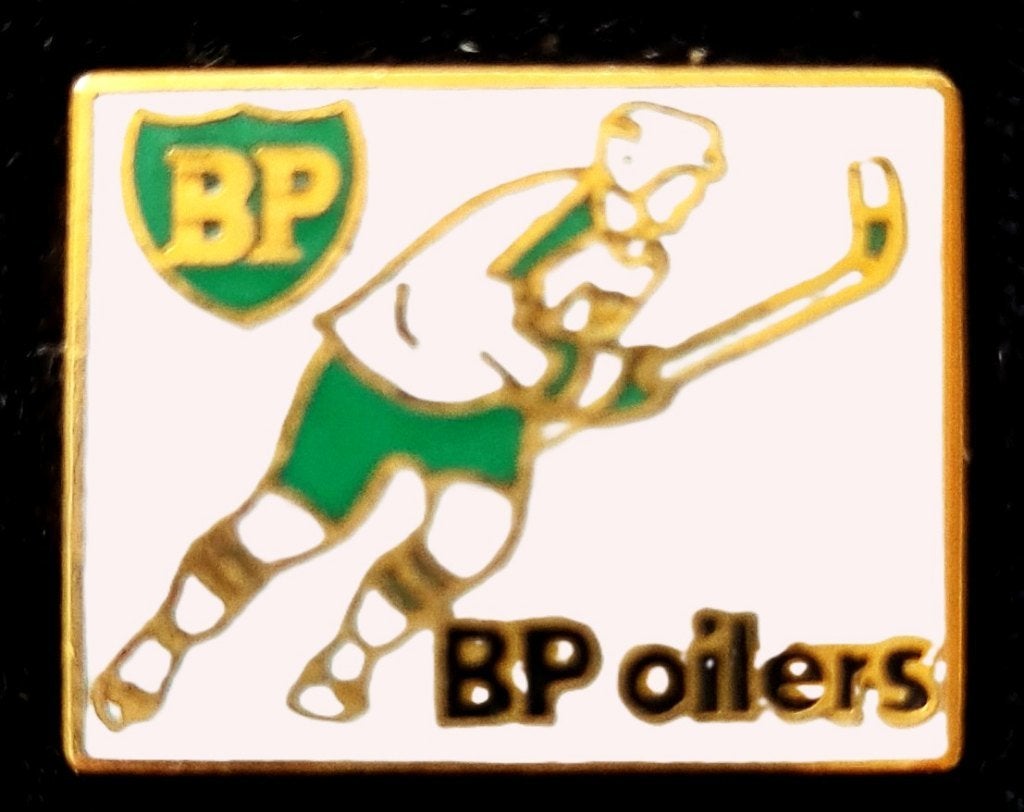BP oilers ijshockey pin, Verzenden, Nieuw, Sport, Speldje of Pin