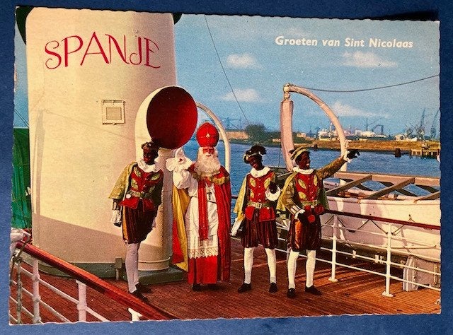 De stoomboot uit Spanje Groeten van Sint Nicolaas, Ophalen of Verzenden, 1960 tot 1980, Ongelopen, Kinderen