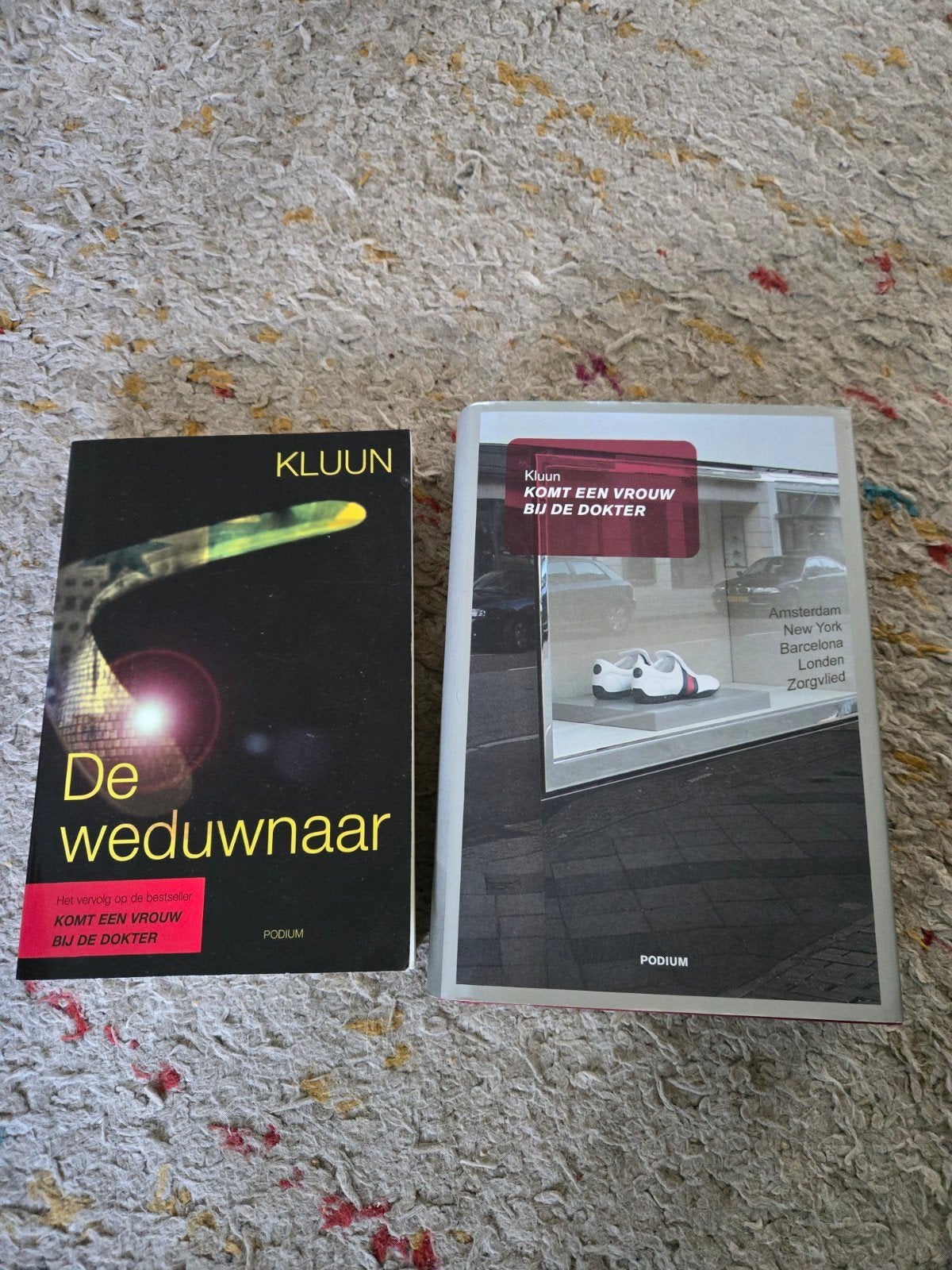 Kluun Boeken: De Weduwnaar & Komt een vrouw bij de dokter, Ophalen of Verzenden, Gelezen, Kluun