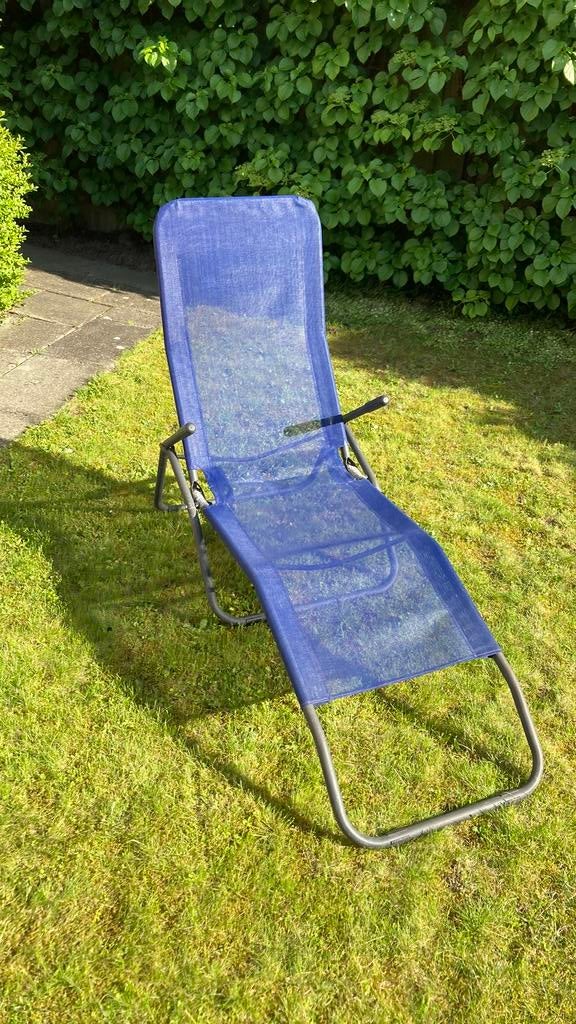 Tuin relax stoel, Ophalen, Zo goed als nieuw, Textileen, Inklapbaar
