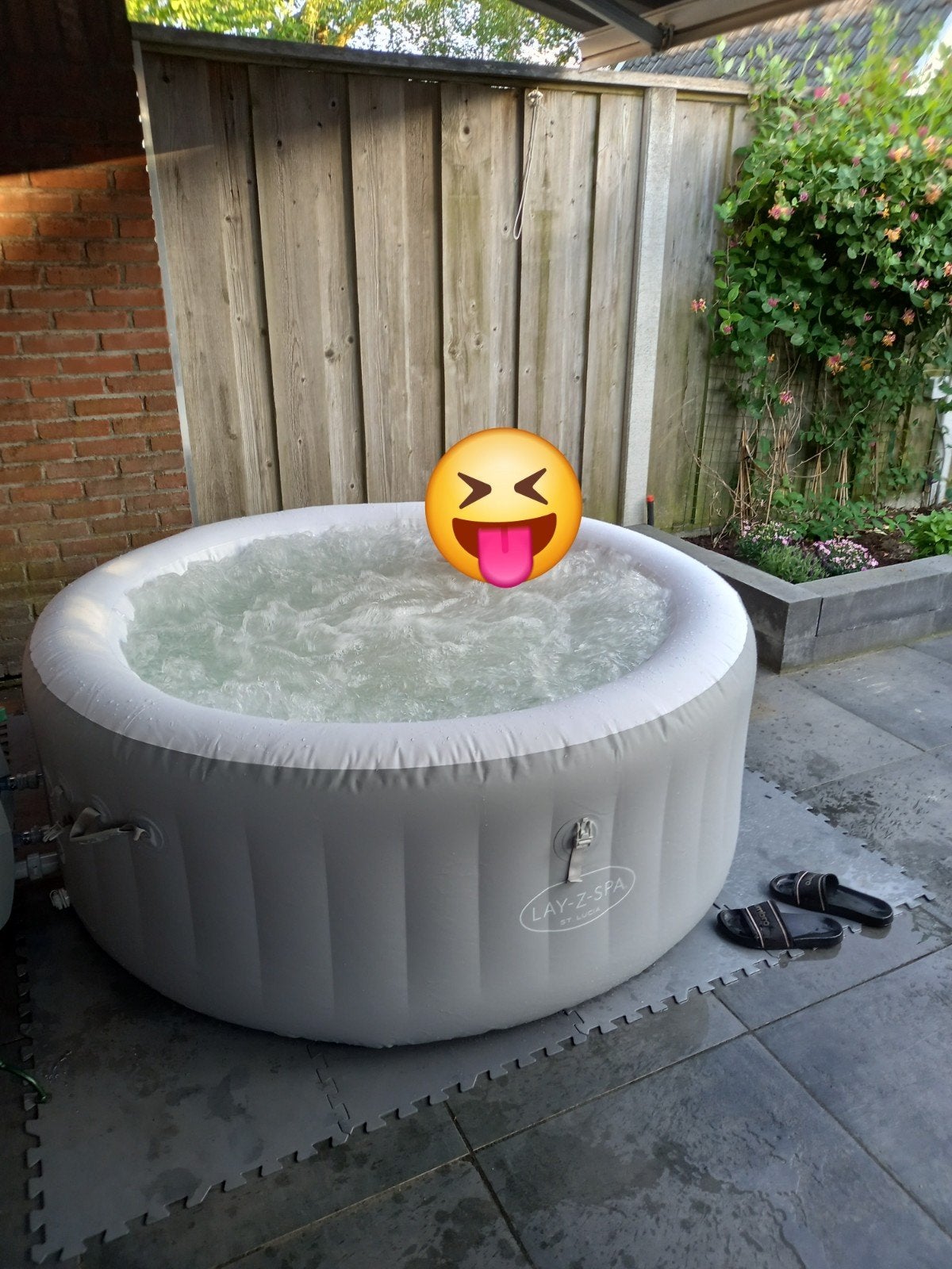 Lay z spa bestway jacuzzi opblaasbaar, Ophalen, Gebruikt, Afdekzeil, Opblaasbaar