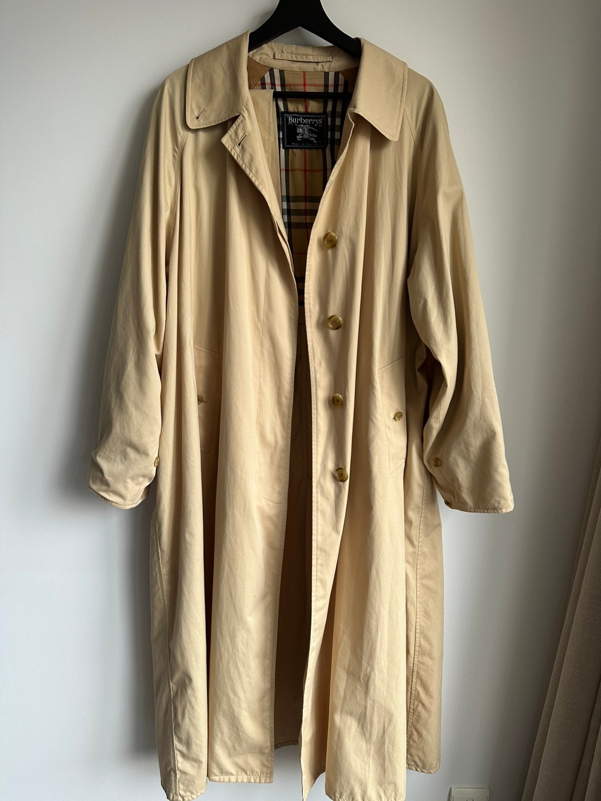 Burberry Trenchcoat, Kleding | Dames, Jassen | Zomer, Zo goed als nieuw, Maat 46/48 (XL) of groter, Beige, Ophalen of Verzenden