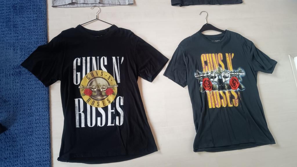 Guns N' Roses shirts Heren, Kleding | Heren, T-shirts, Ophalen, Zo goed als nieuw, Maat 48/50 (M)
