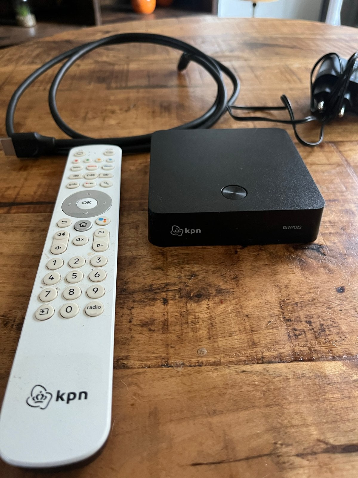 KPN DIW7022 Decoder met afstandsbediening, Audio, Tv en Foto, Decoders en Harddiskrecorders, Ophalen, Zo goed als nieuw, Decoder