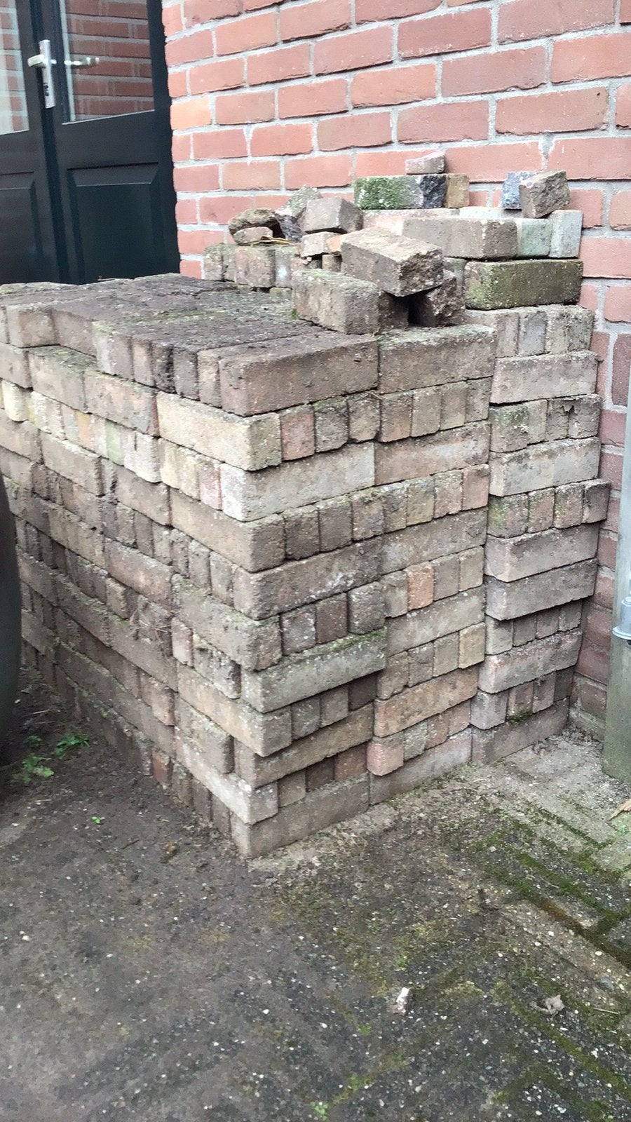 Gratis ophalen, Tuin en Terras, Tegels en Klinkers, Ophalen, Gebruikt, Klinkers, Minder dan 5 m²