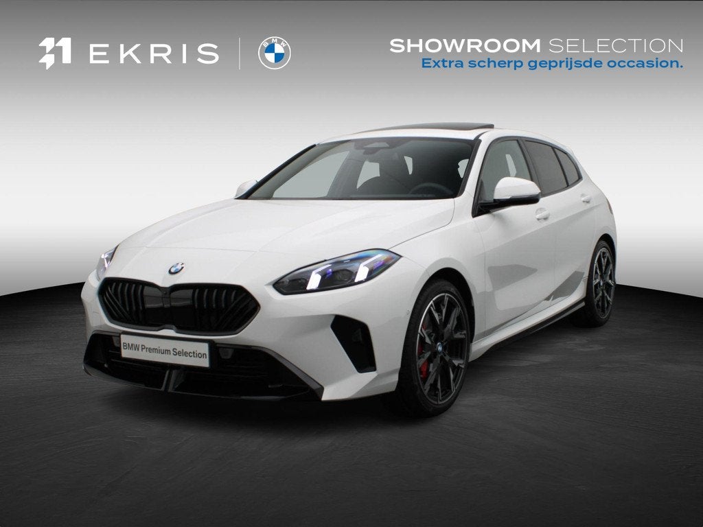BMW 1 Serie 120 M Sportpakket Pro | Premium Pack | Stuurwiel, Auto's, BMW, Stof, Met garantie (alle), Wit, Stuurwielverwarming