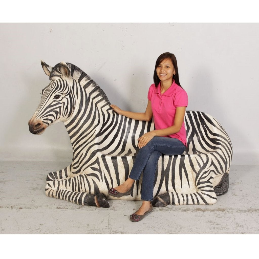 Zebra beeld Seat – Zebrabank Breedte 173 cm Fotomoment