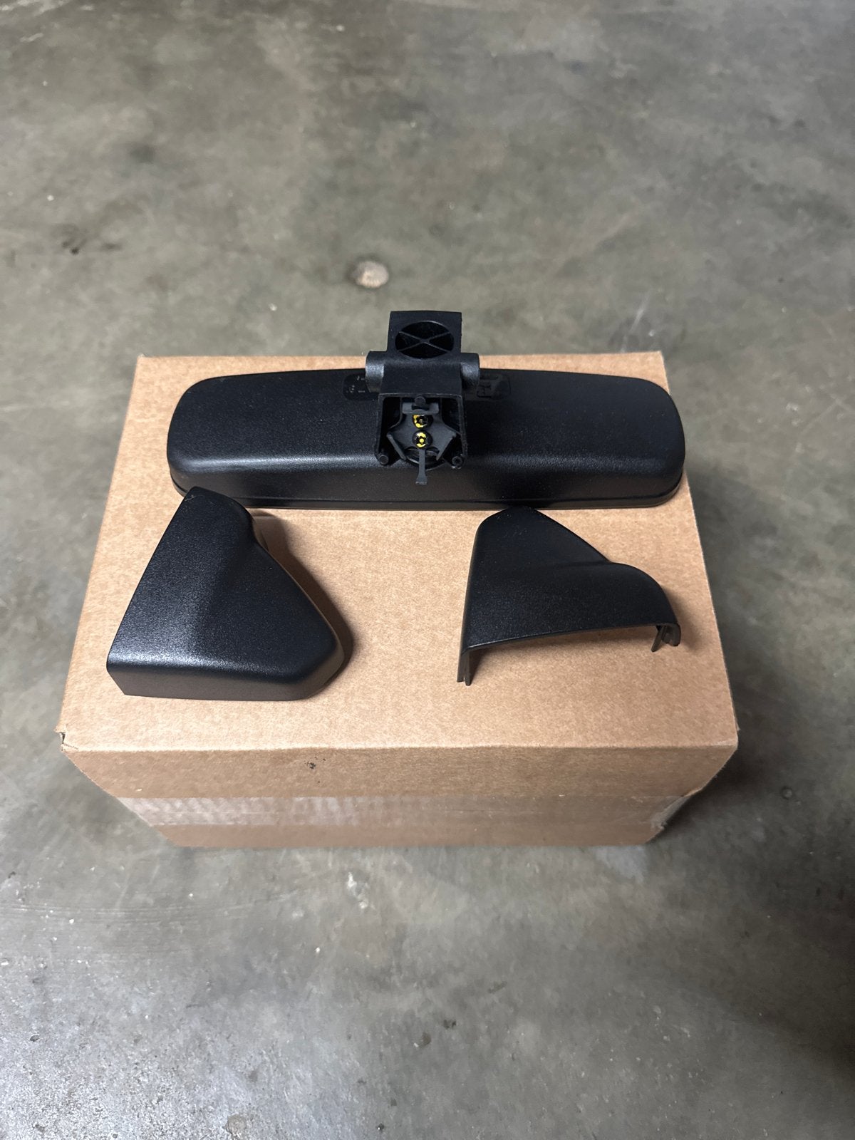 Binnenspiegel Volvo C30/S40/V50/C70 met afdekplaatje, Auto-onderdelen, Spiegels, Ophalen of Verzenden, Gebruikt, Volvo
