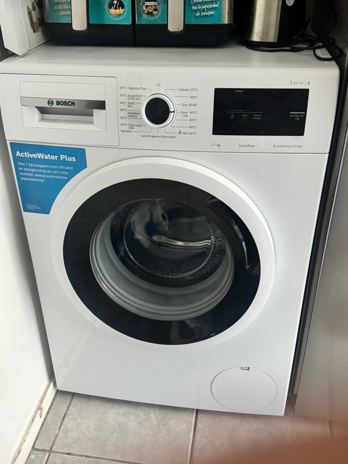 Bosch Serie 4 wasmachine defect ! Display werkt niet, Ophalen, Niet werkend, 85 tot 90 cm, 1200 tot 1600 toeren
