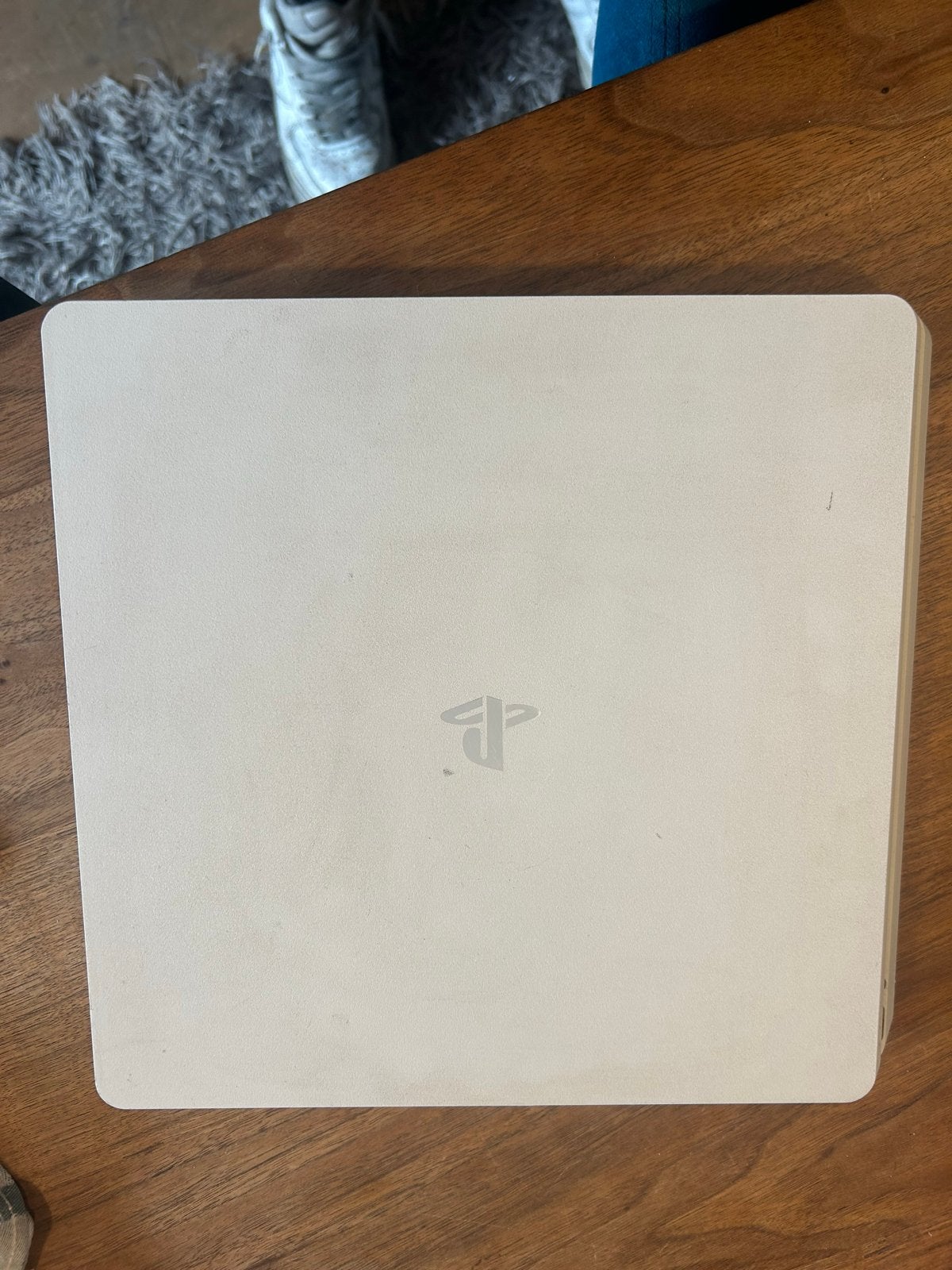 Sony PlayStation 4 Slim wit defect met kabels, Spelcomputers en Games, 500 GB, Ophalen of Verzenden, Zonder controller, Niet werkend