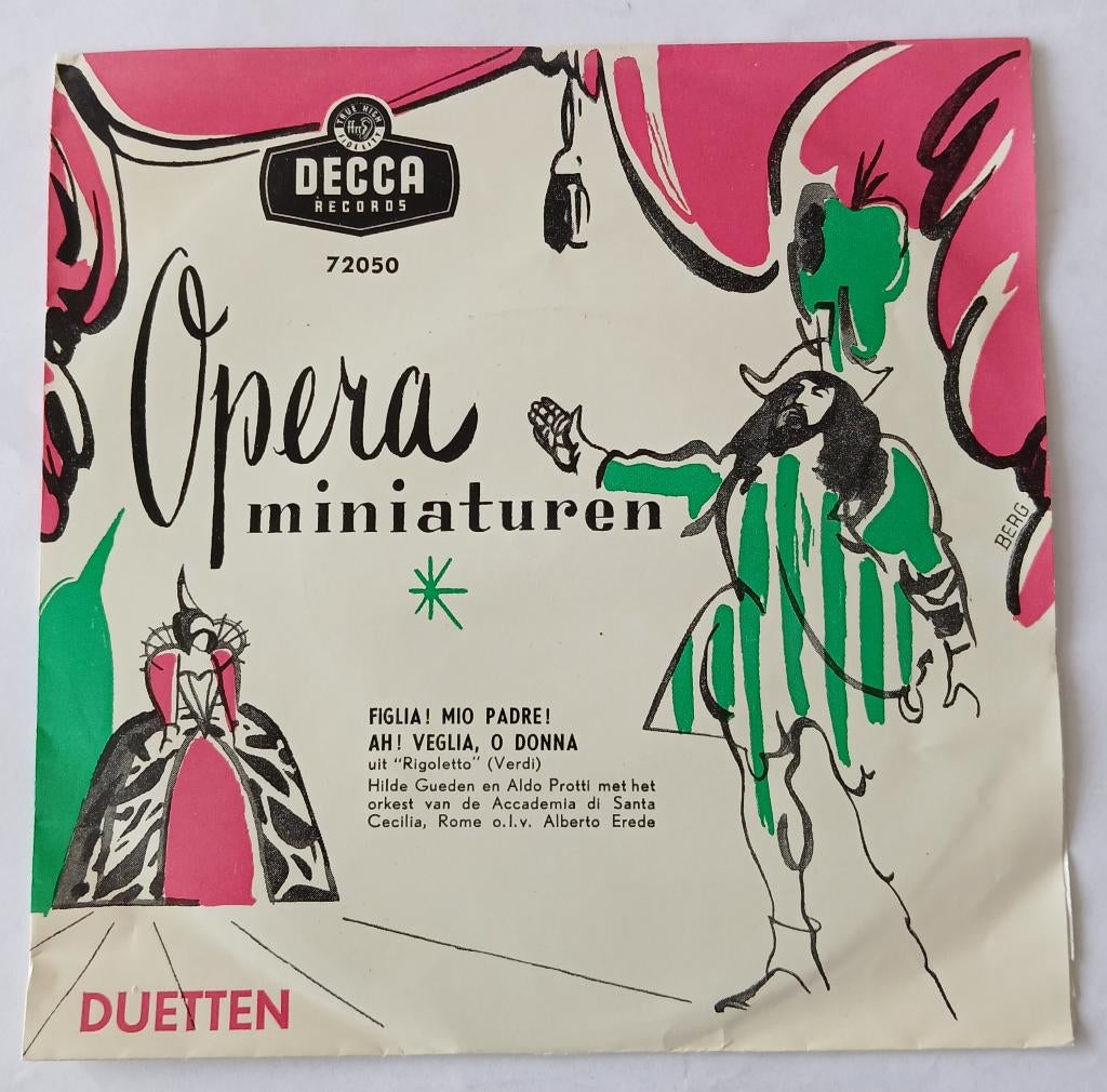 72050 - Opera miniaturen - Duetten, Cd's en Dvd's, Vinyl Singles, Ophalen of Verzenden, Gebruikt, Klassiek, Single