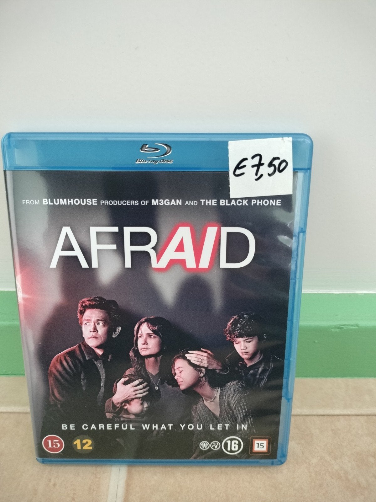 Afraid (2024) Blu-ray met Nederlandse ondertiteling, Ophalen of Verzenden, Zo goed als nieuw, Horror