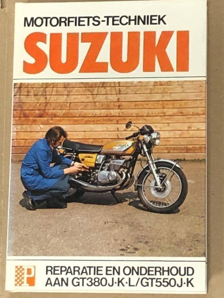 werkplaatshandboek SUZUKI GT380 GT550 1972-1974 NIEUW & NL, Ophalen of Verzenden, Suzuki
