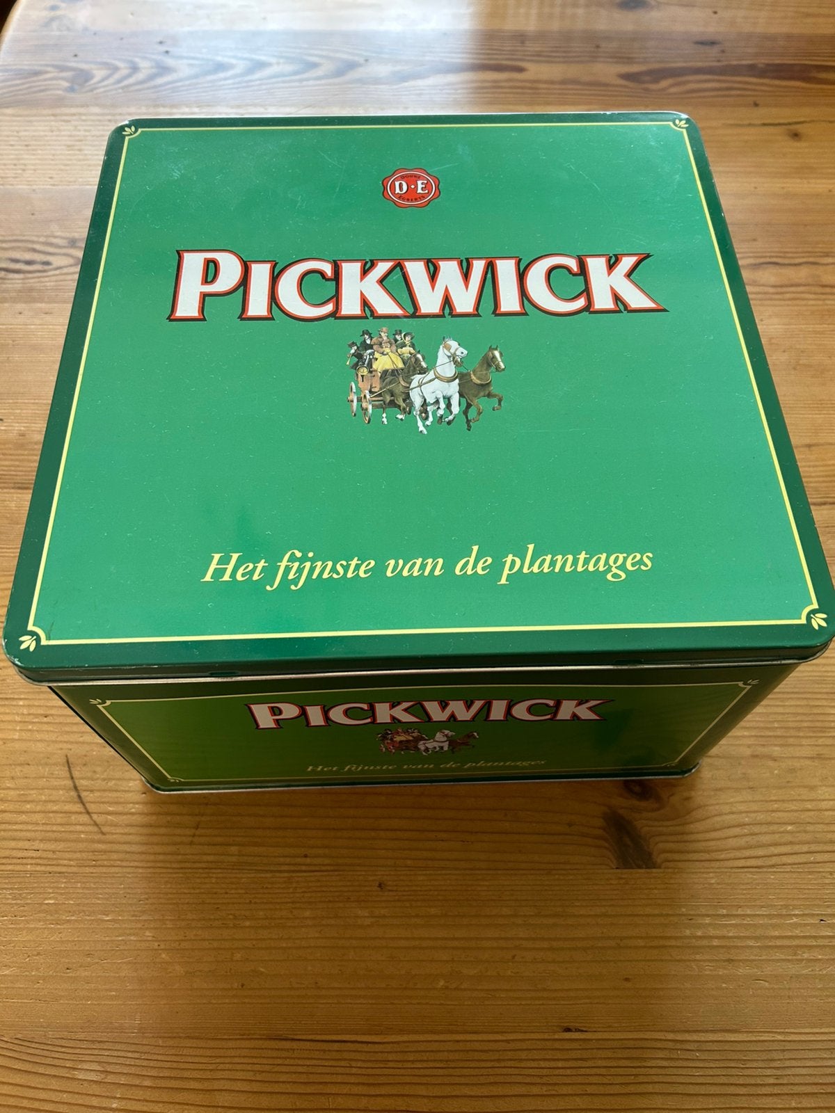 Groot Pickwick blik. D.E Thee blik, Verzamelen, Ophalen, Zo goed als nieuw, Overige