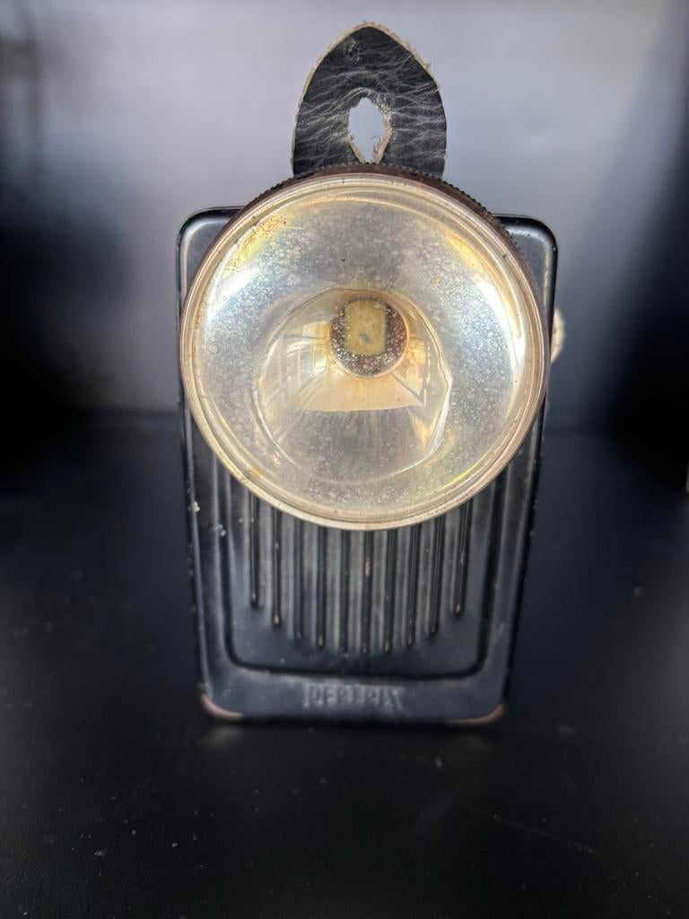 Antieke PTT zaklamp - Vintage decoratie, Ophalen of Verzenden