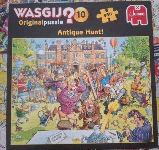 Wasgij? Original 10 Antique Hunt, Ophalen of Verzenden, 500 t/m 1500 stukjes, Gebruikt