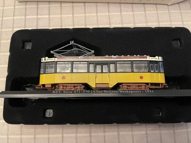 Trams RET, Serie 471-570 - 1931 Schaal 1:87, Verzamelen, Ophalen of Verzenden, Zo goed als nieuw, Tram, Schaalmodel