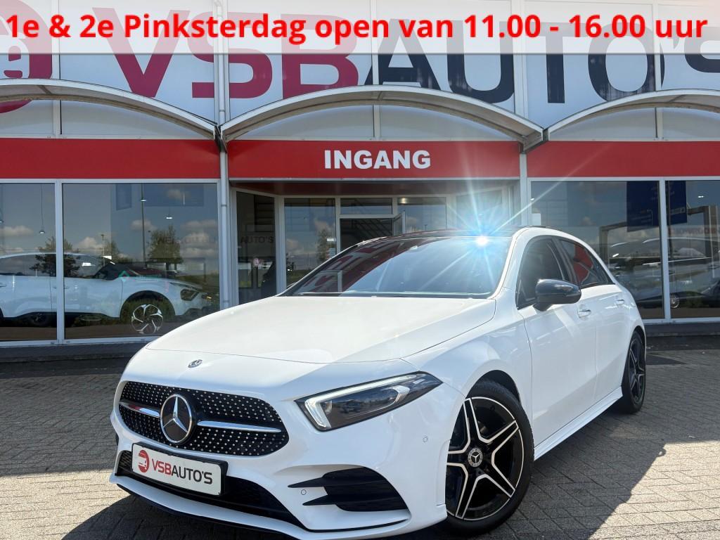 Mercedes-benz A-KLASSE A200 AUT. 163PK AMG-PAKKET MEMORY NAV, Auto's, Automaat, Gebruikt, Huisgarantie, Met garantie (alle)