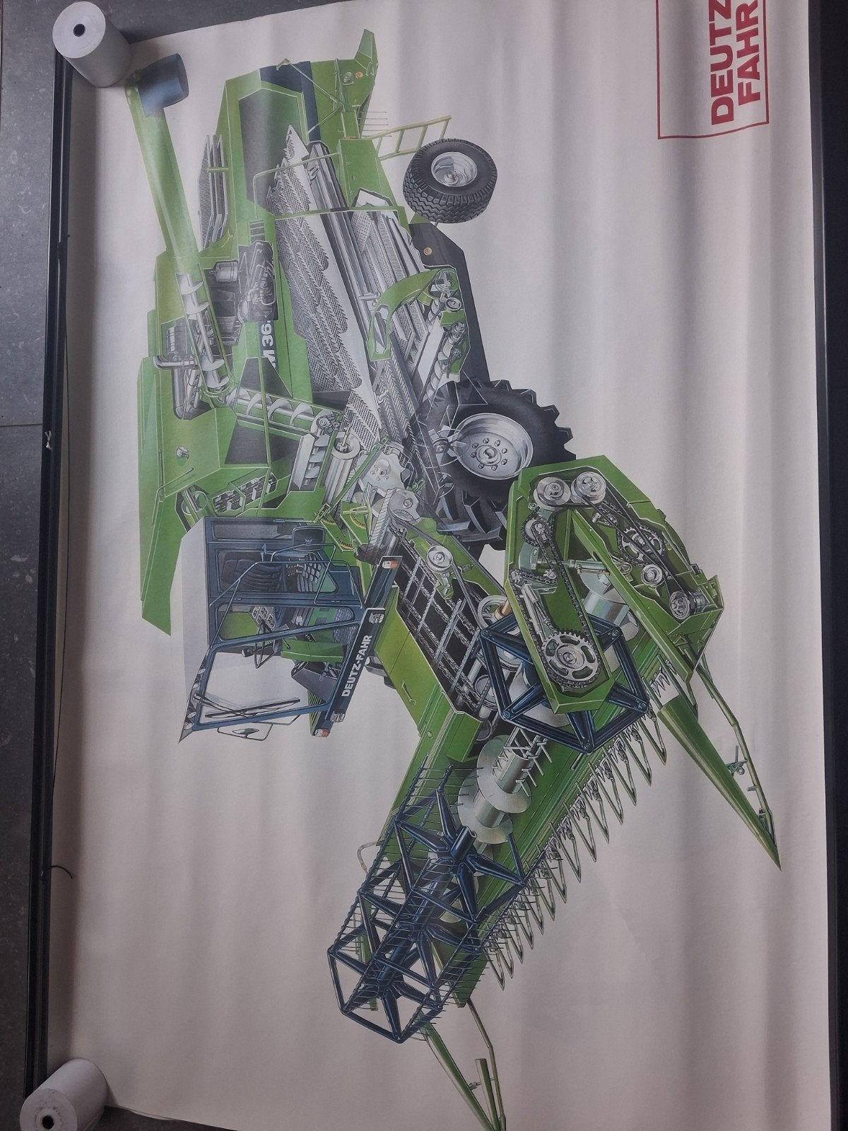 deutz fahr poster, Ophalen of Verzenden, A1 t/m A3