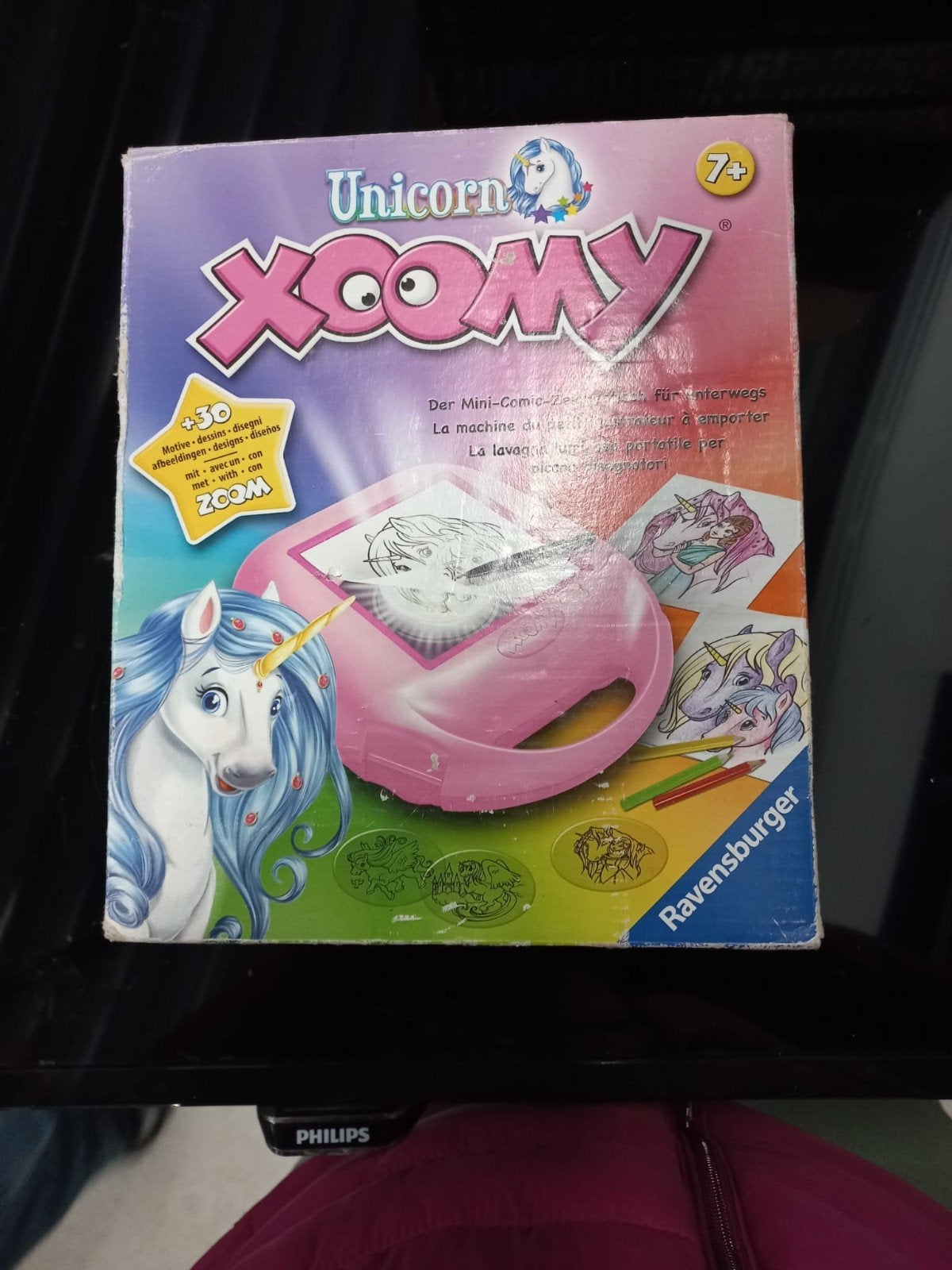 Ravensburger Unicorn Xoomy Tekenmachine, Ophalen, Fantasie, Zo goed als nieuw, Educatief