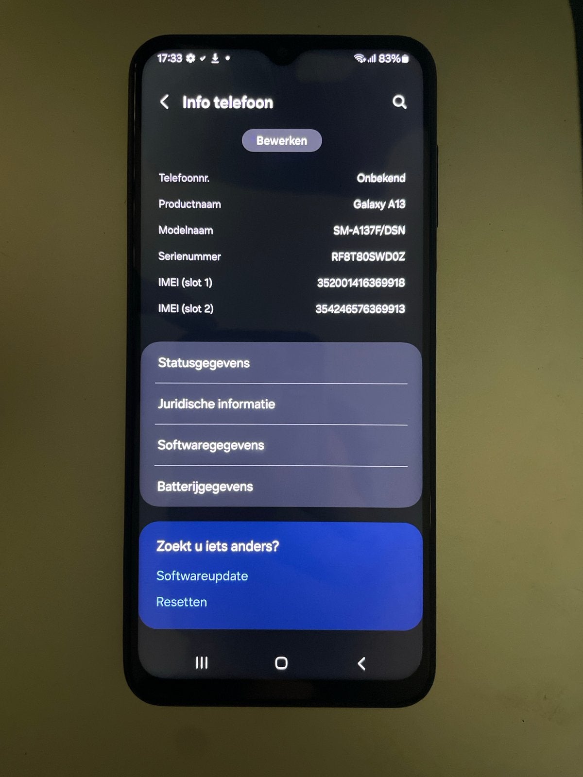 Samsung Galaxy A13 - 64GB - Zwart, Gebruikt, Zwart, Touchscreen, Ophalen of Verzenden