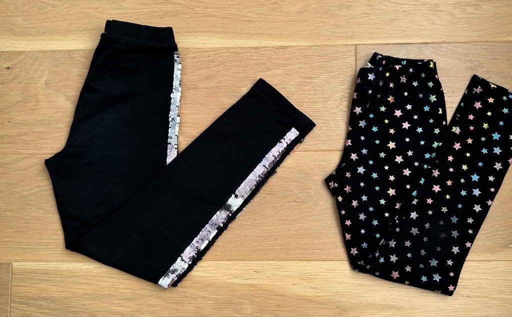2 Leggings, Meisje, Ophalen of Verzenden, Zo goed als nieuw, Broek