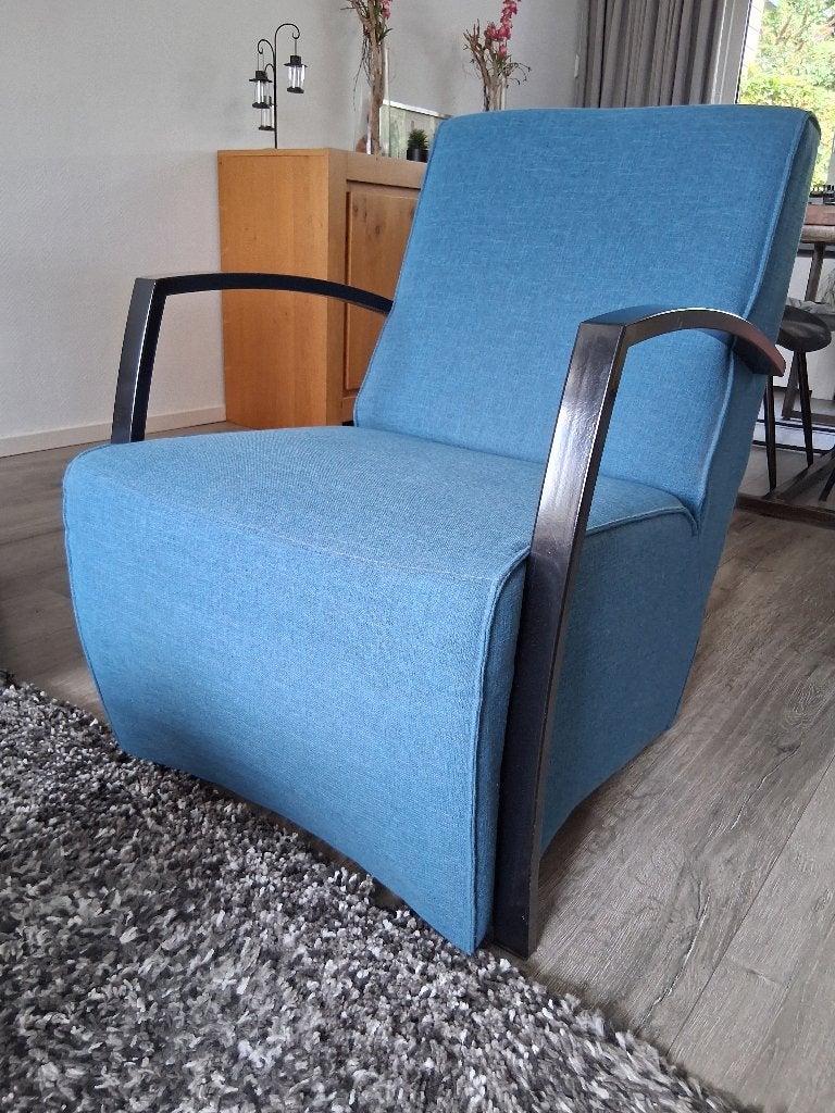 Fauteuils, Ophalen, Gebruikt, 75 tot 100 cm, Metaal