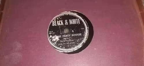 Jack McVea - House Party Boogie (Black & White), Gebruikt, 10 inch, Overige genres, Ophalen of Verzenden