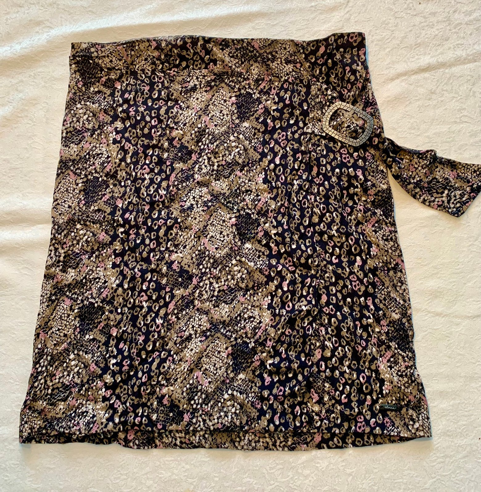 Leuke zomerrok, 40, Elvira, Maat 38/40 (M), Beige, Ophalen of Verzenden, Zo goed als nieuw