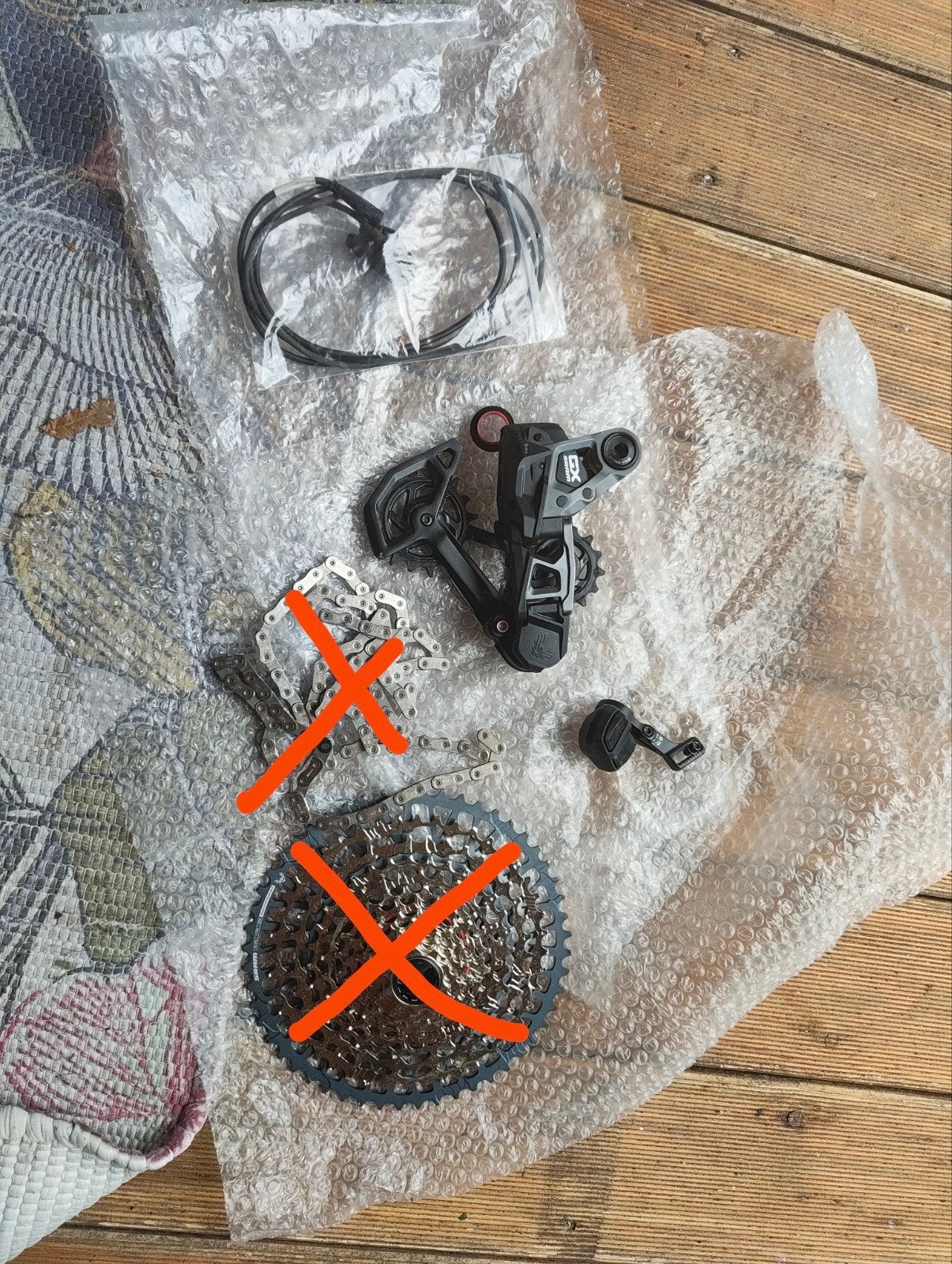SRAM GX Eagle AXS T-Type Derailleur Kit (zonder accu), Fietsen en Brommers, Overige materialen, Nieuw, Ophalen of Verzenden, SRAM