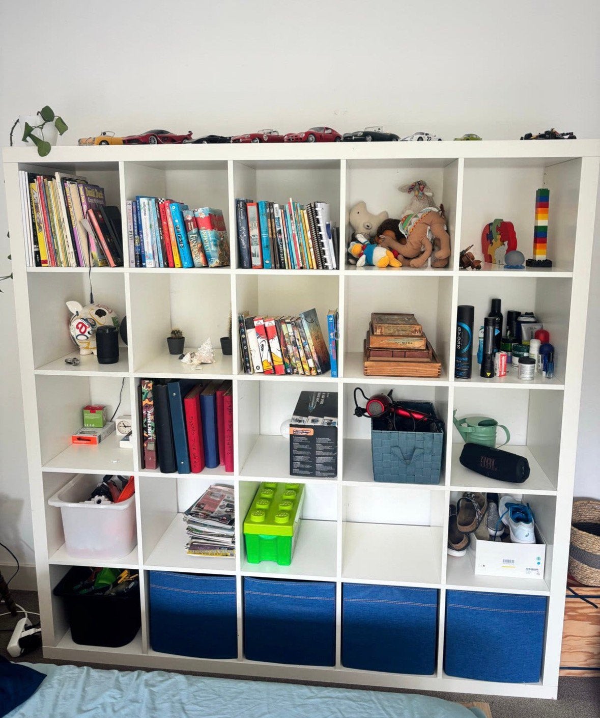 IKEA Kallax (voorheen Expedit) vakkenkast 5x5 wit, Ophalen, Gebruikt, 25 tot 50 cm, 150 tot 200 cm