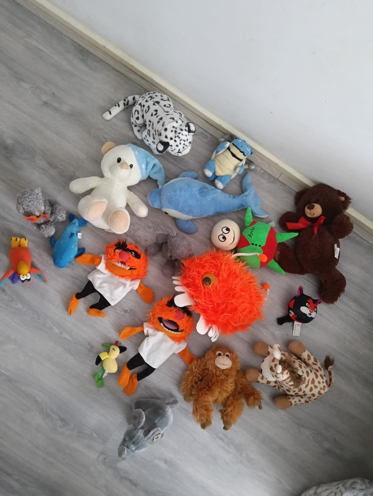 Grote verzameling knuffels, diverse soorten en maten, Ophalen, Gebruikt, Overige merken, Overige karakters