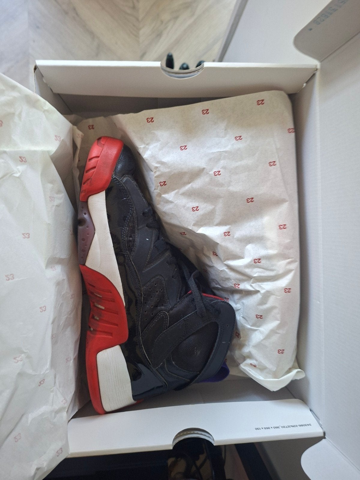 Jordan Two Trey - Maat 45 - Gedragen - Collectors item, Ophalen, Zwart, Sneakers of Gympen, Gedragen