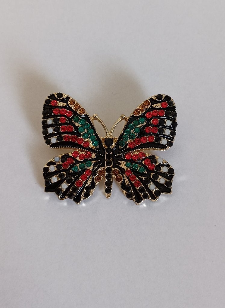 Vlinder broche, Overige materialen, Overige kleuren, Minder dan 4 cm, Nieuw
