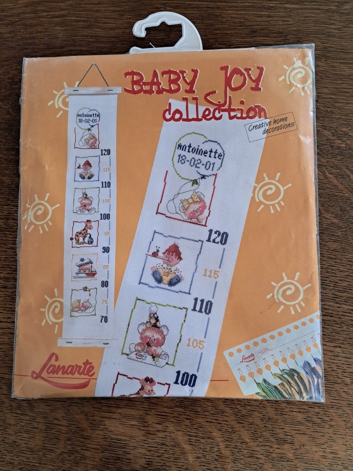 nieuw borduurpakket Lanarte Baby Joy collection, Hobby en Vrije tijd, Ophalen of Verzenden, Nieuw, Handborduren, Borduurpakket