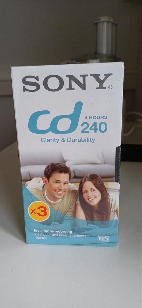 Nieuwe videobanden Sony 3 x 240 minuten, Alle leeftijden, Ophalen of Verzenden, Nieuw in verpakking, Overige genres