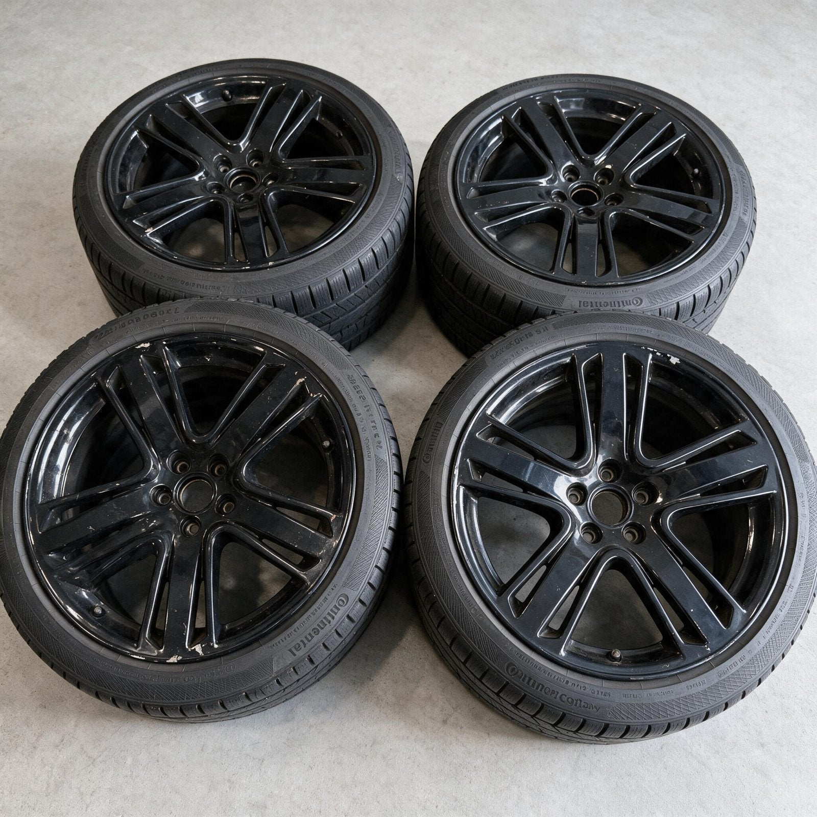 18 inch velgen met winterbanden 5x112, 18 inch, Gebruikt, Banden en Velgen, Personenwagen