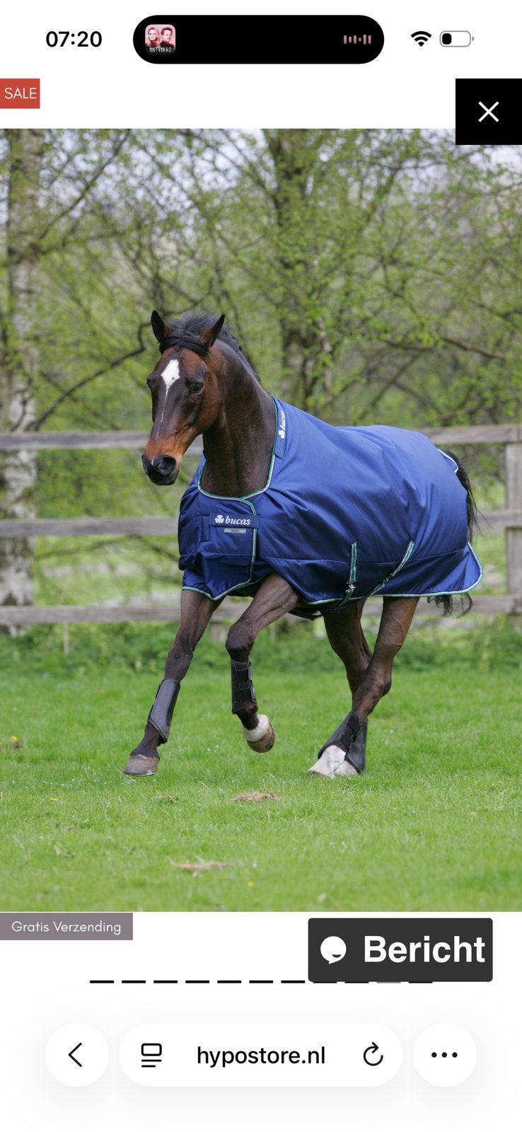 Bucas smartex extra (big neck) maat 195, Dieren en Toebehoren, 300 g, Ophalen of Verzenden, Zo goed als nieuw, Full (L)