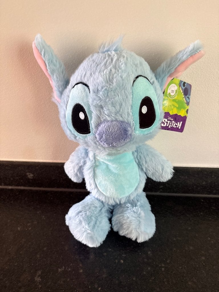 Disney Flopsies Stitch-plucheknuffel (25 cm), Ophalen of Verzenden, Overige figuren, Nieuw, Knuffel