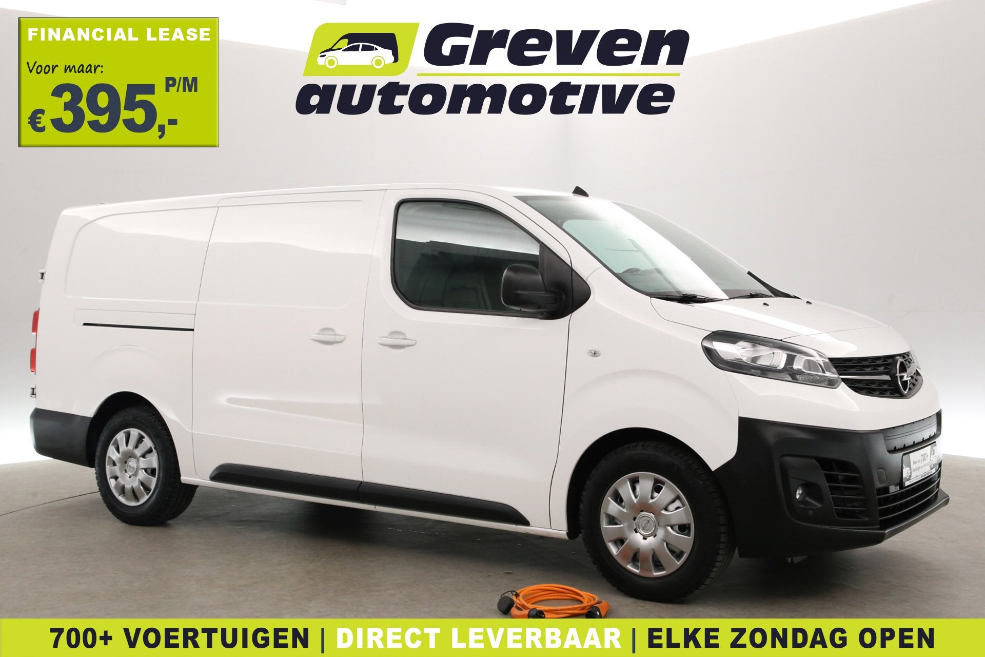 Opel Vivaro-e 75 kWh L3H1 | Verwacht | Snelladen | Airco | C, Auto's, Bestelauto's, 136 pk, Gebruikt, Wit, Opel