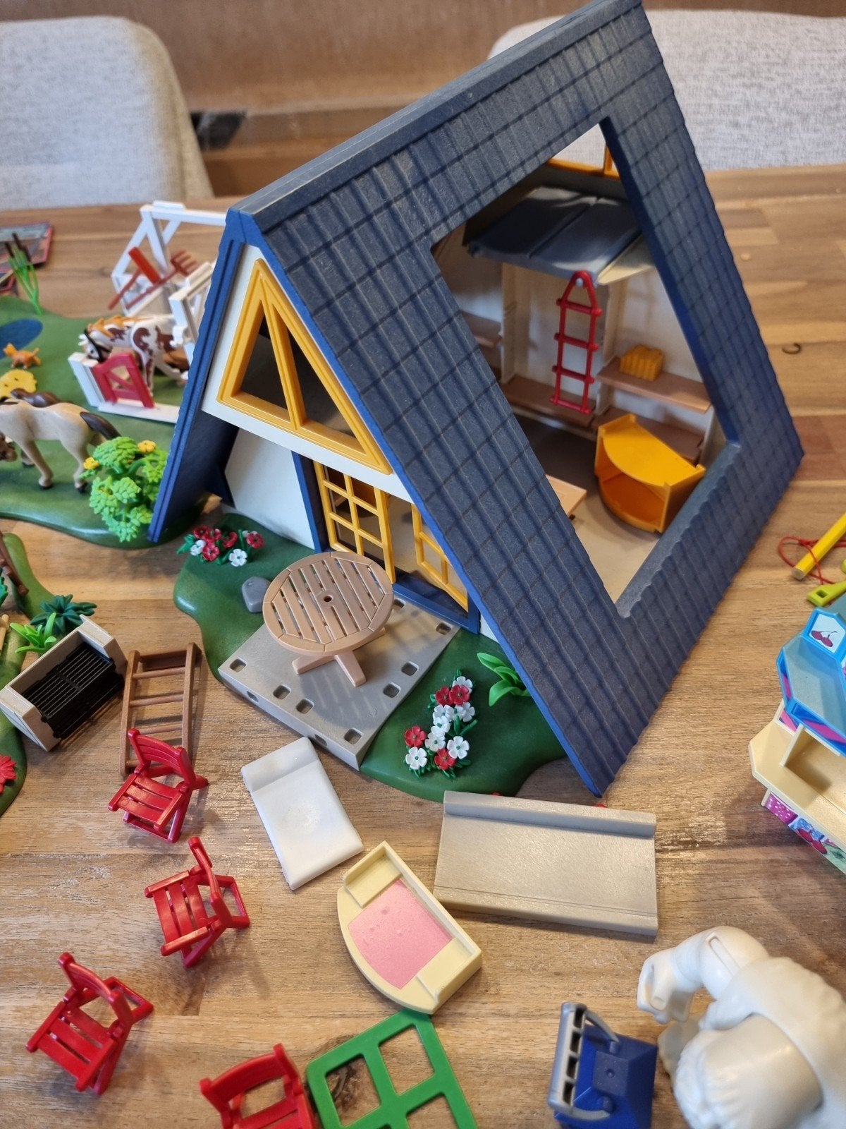 Foto 8 van Grote collectie Playmobil met piratenschip