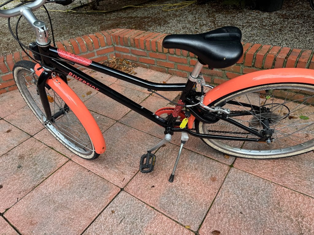 BTWIN Riverside 500 24 inch 9-12 jaar.6 versnellingen, Ophalen, Btwin Decathlon, Handrem, Trommelrem