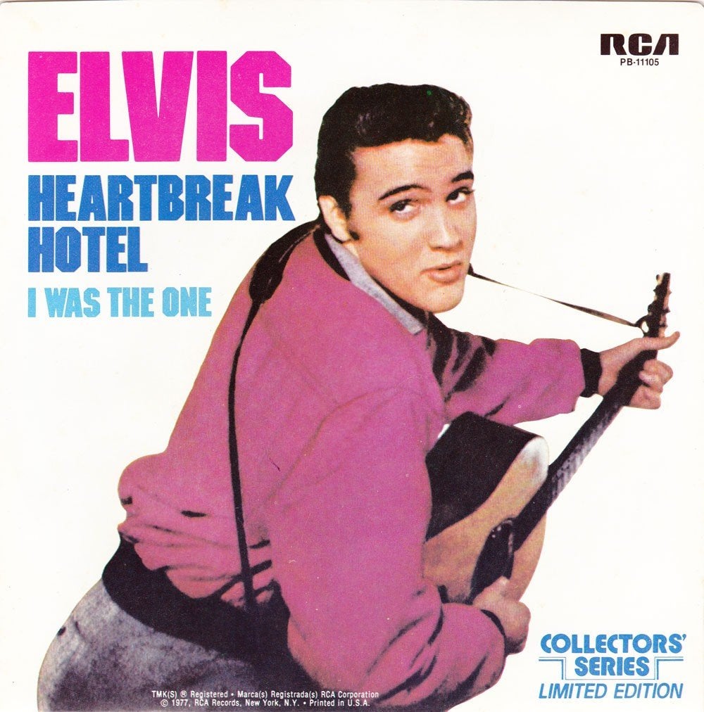 Elvis Presley - Heartbreak Hotel 7"45