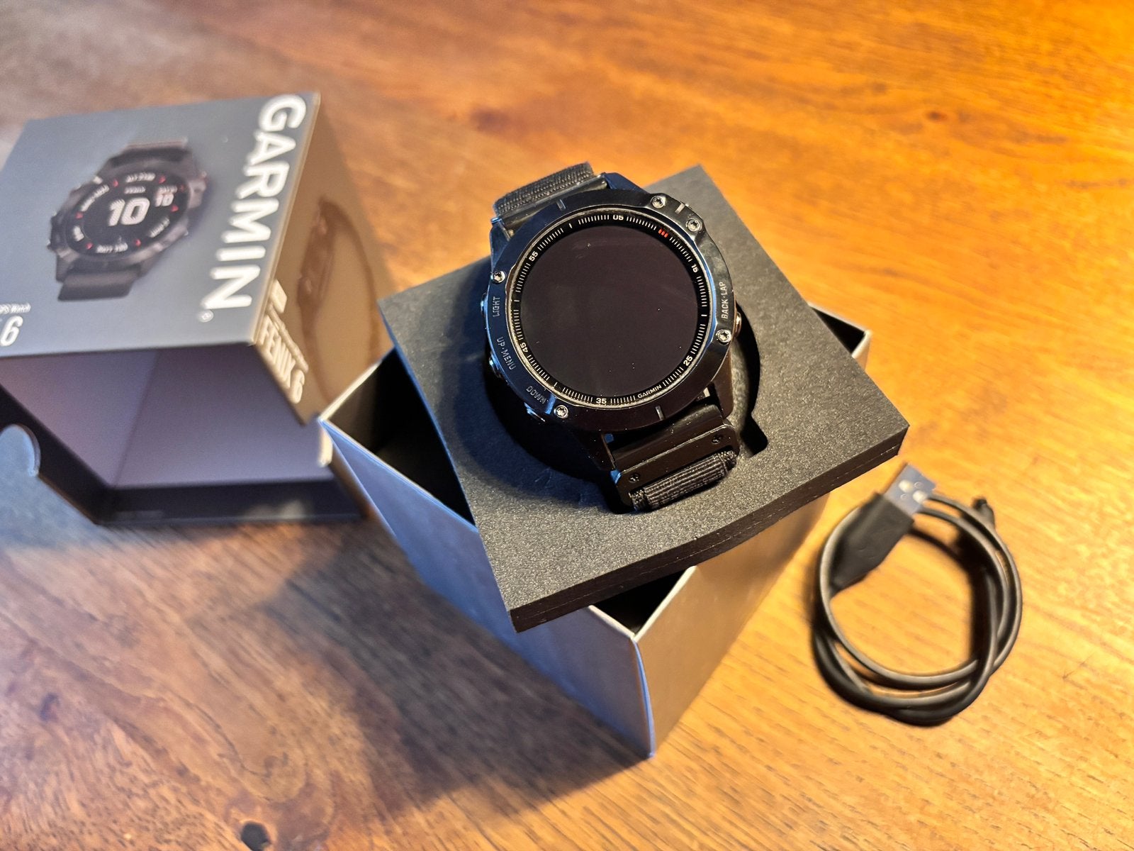 Gamin Fenix 6 pro sporthorloge smartwatch, Sieraden, Tassen en Uiterlijk, Sporthorloges, Ophalen of Verzenden, Zo goed als nieuw