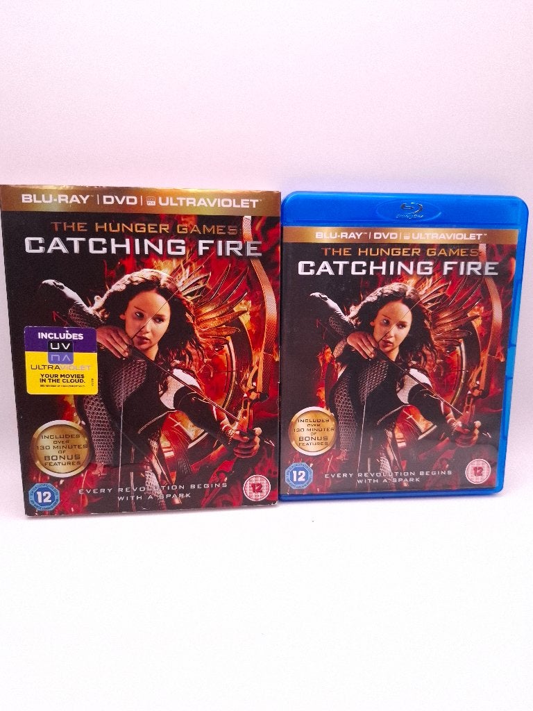 The Hunger games Catching fire blu-ray + dvd, Film, Actie, Ophalen of Verzenden, Zo goed als nieuw